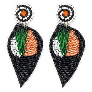 Fashion jewelry sushi beaded earrings